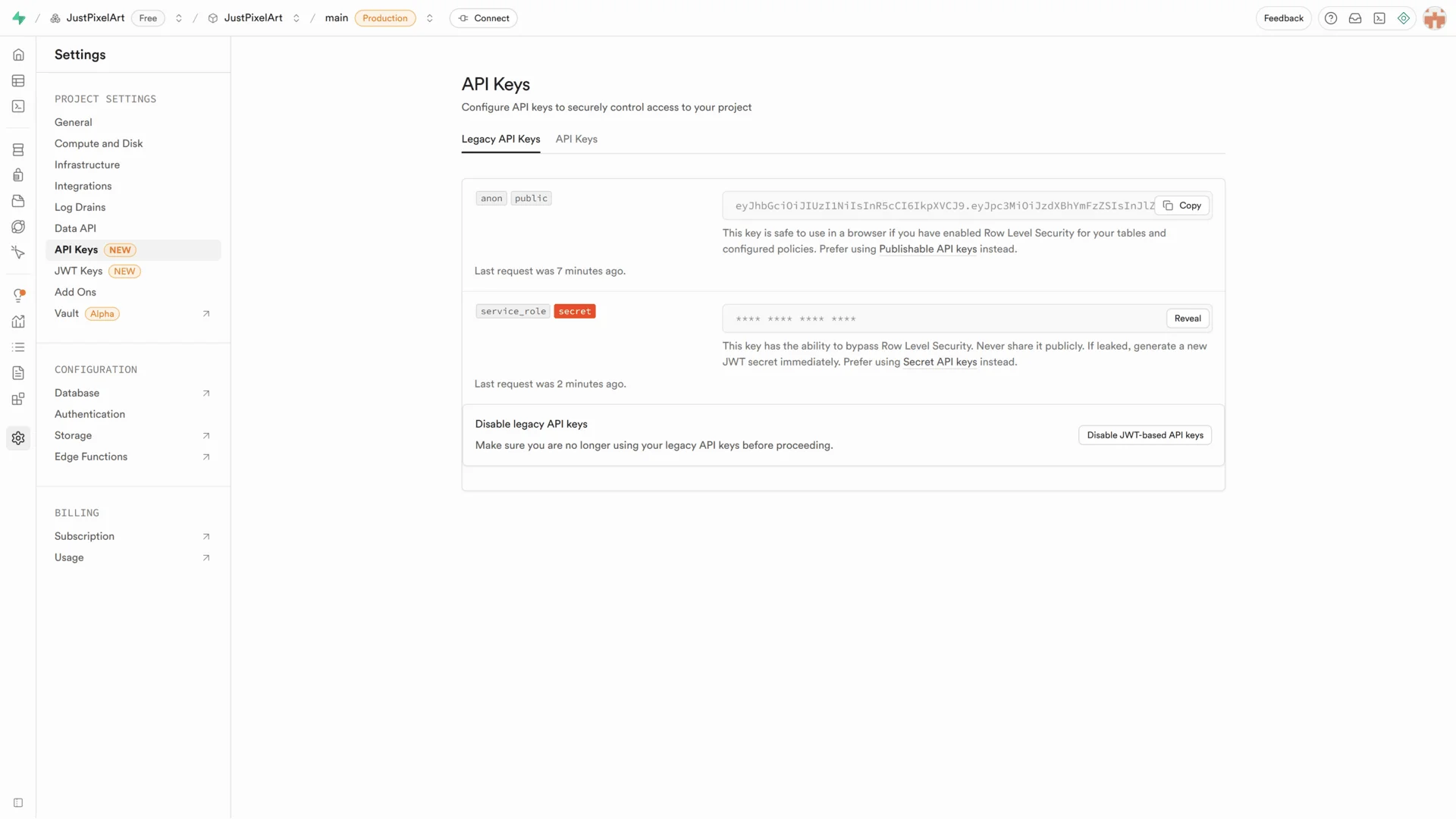Supabase Api Key